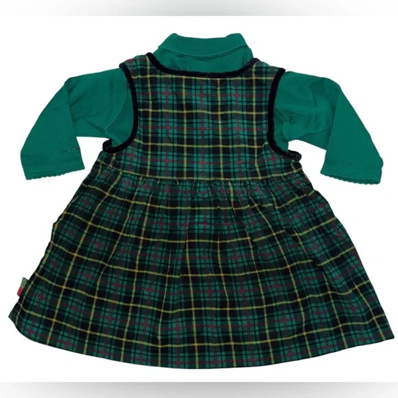 Gymboree Vintage 1998 Holiday Garland Green Plaid Dress Outfit 12-18 Months Gymboree Vintage 1998 Holiday Garland Green Plaid Dress Outfit 12-18 Months